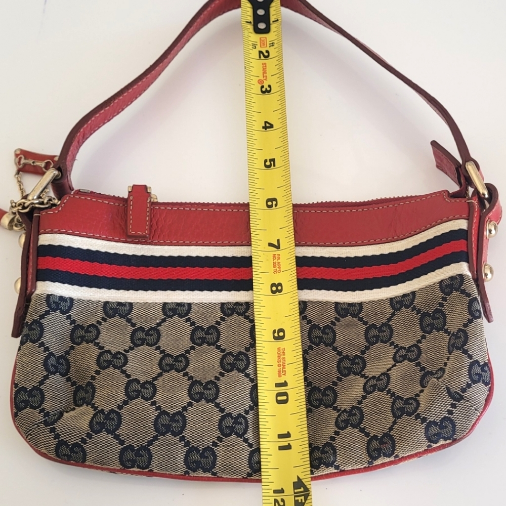 Vintage Gucci Small Signature Hobo with charm